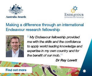 Advertisement for Endeavour research Fellowship