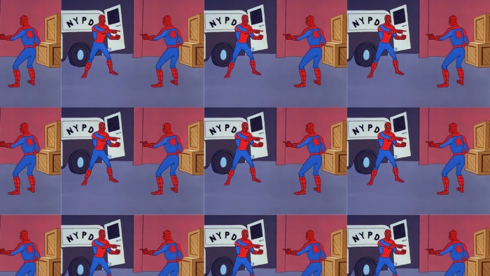 IndigenousX Spiderman cartoon tiled